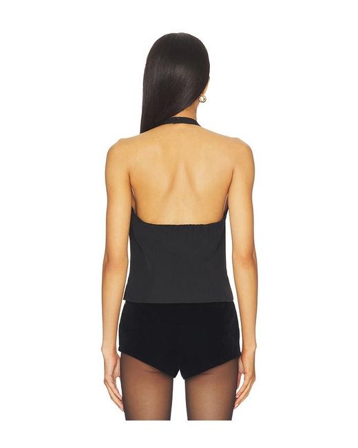 Steve Madden Black Juvia Top