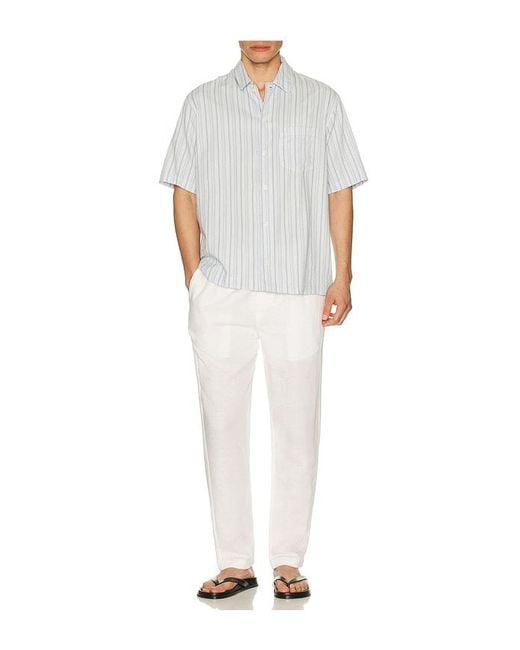 Onia White Air Linen Pull-On Pant for men