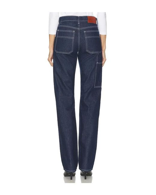 GRLFRND Blue Graham Low Rise Carpenter