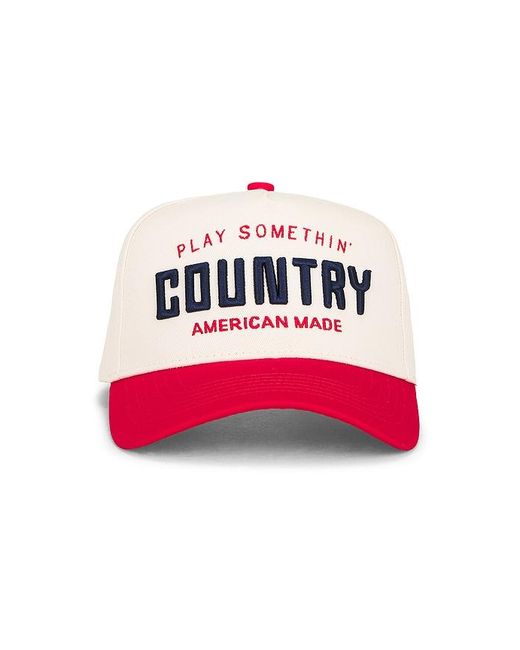 Friday Feelin Red Play Somethin Country Hat