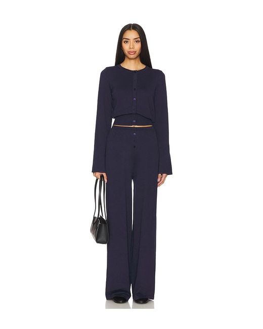SNDY'S Blue X Revolve August Button Pants