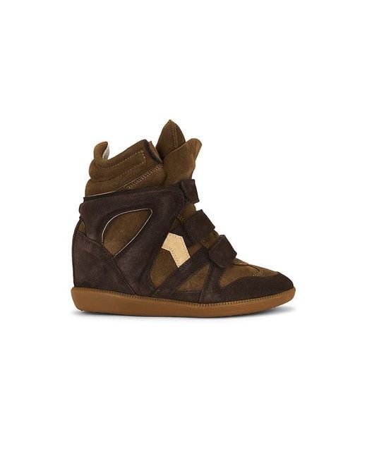 Isabel Marant Brown Bekett Sneaker