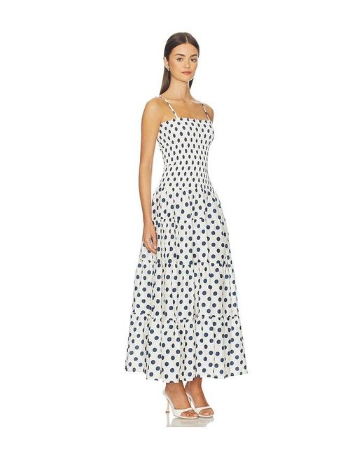 Peixoto White Clementine Maxi Dress