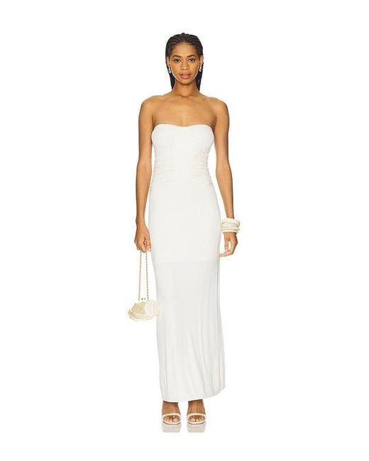 SABLYN Ella ストラップレスドレス White