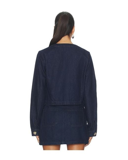 FAVORITE DAUGHTER Blue Denim Emily Jacket