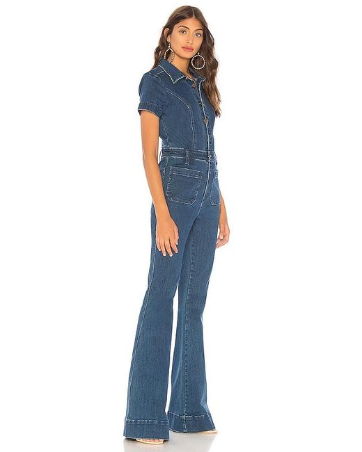 Show Me Your Mumu Blue Everhart Jumpsuit