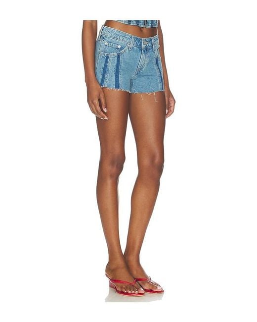 Levi's Blue Low Short Shadow Seam