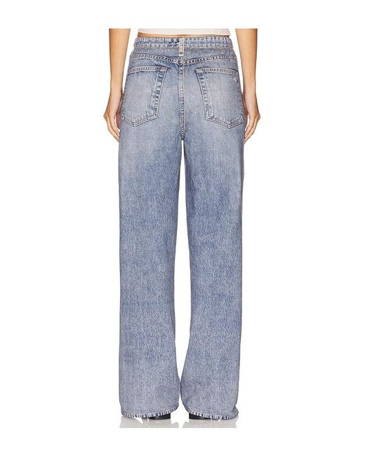 Rag & Bone Blue Rb Miramar Terry Wide Leg Jeans