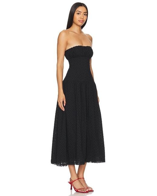 Tularosa Black Lizzie Midi Dress