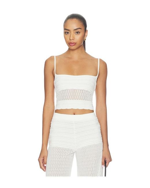 retroféte White Lesli Top