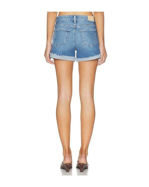 PAIGE Blue Dylan Short Undone Cuff