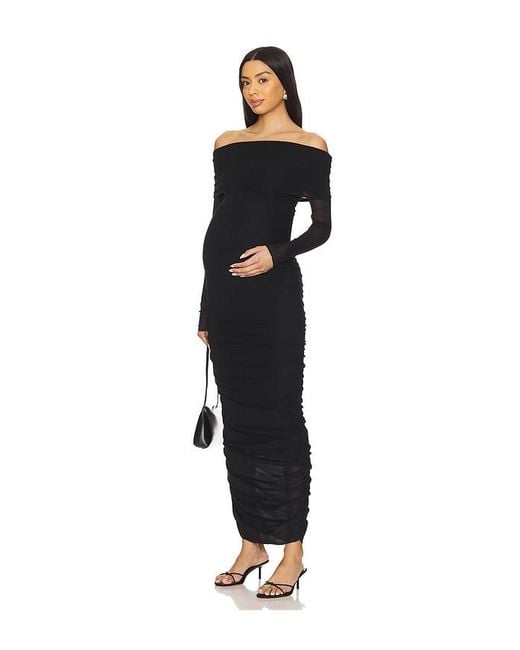 BUMPSUIT Black Off The Shoulder Dress
