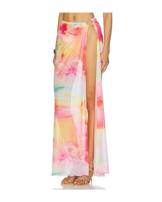 Kulani Kinis Orange Maxi Skirt