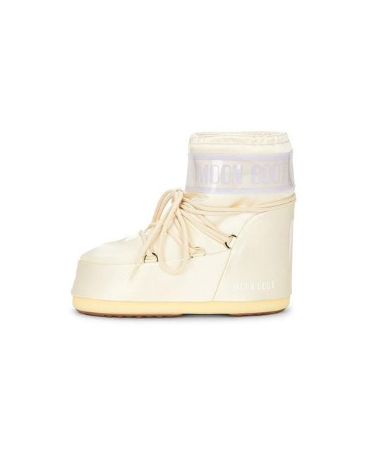 Moon Boot White Boot Mb Icon Low Pearly