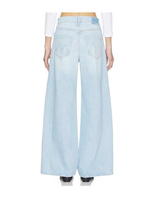 Mother Blue The Ditcher Roller Zip Skimp Jeans
