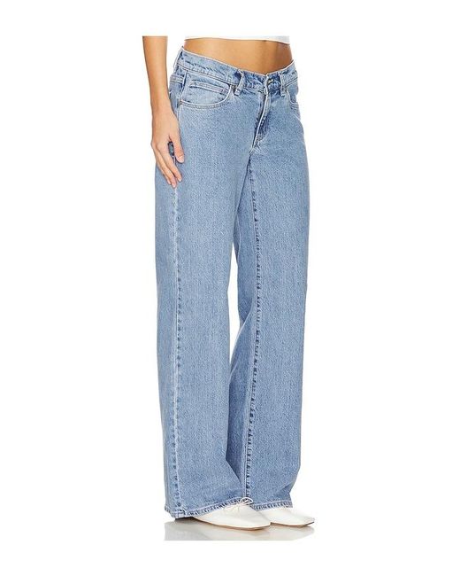 A.Brand Blue Wide-Leg Denim Jeans