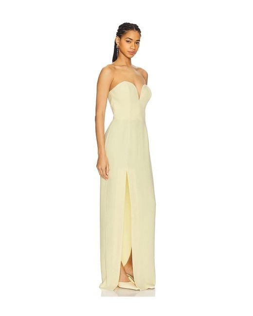 Amanda Uprichard Metallic X Revolve Cherri Gown