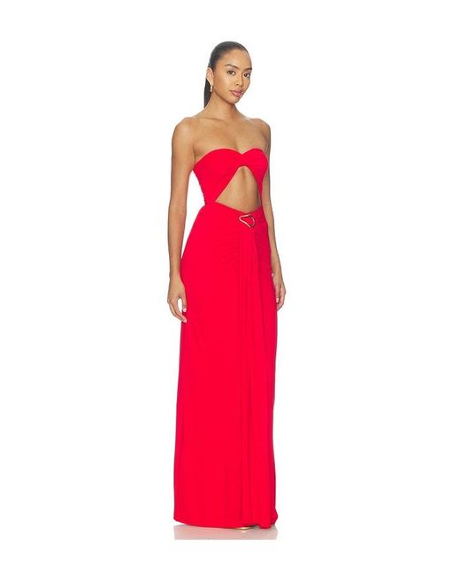 Lovers + Friends Red Farrah Gown