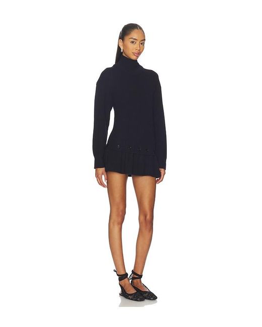 ROKH Blue Detachable Peplum Knit