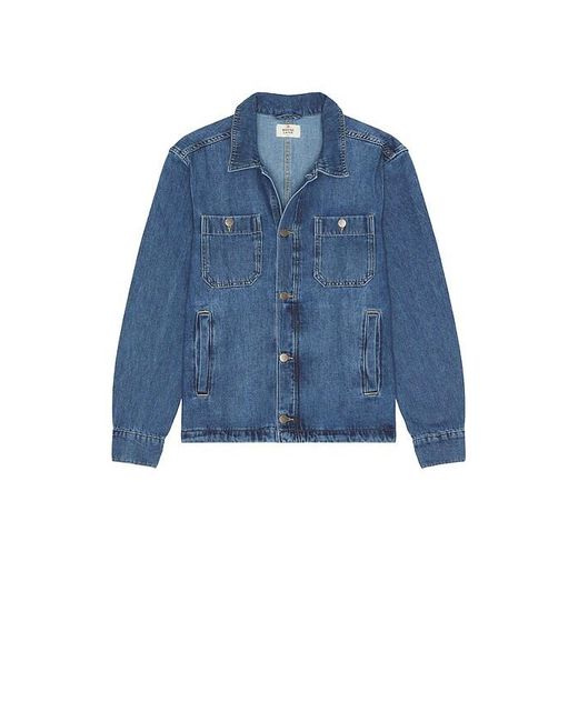 Marine Layer Blue Patrick Denim Overshirt for men