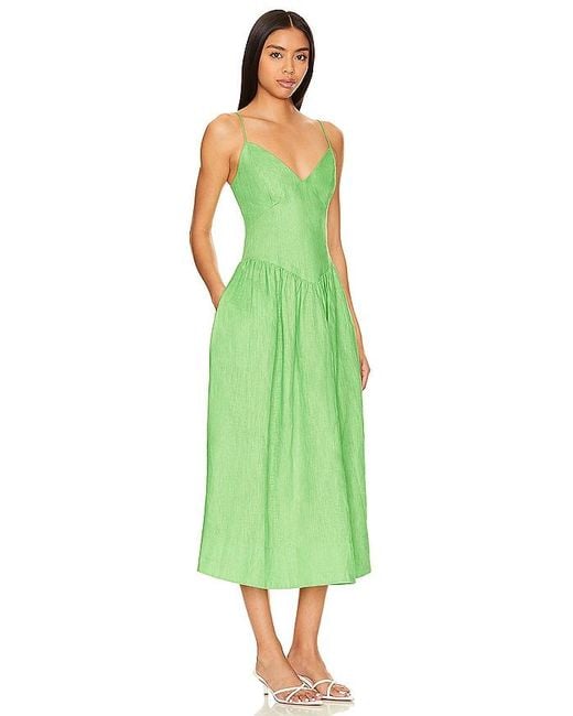 RHODE Green Sophie Dress