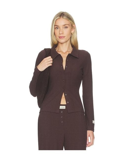 4th & Reckless Brown Zoey Top