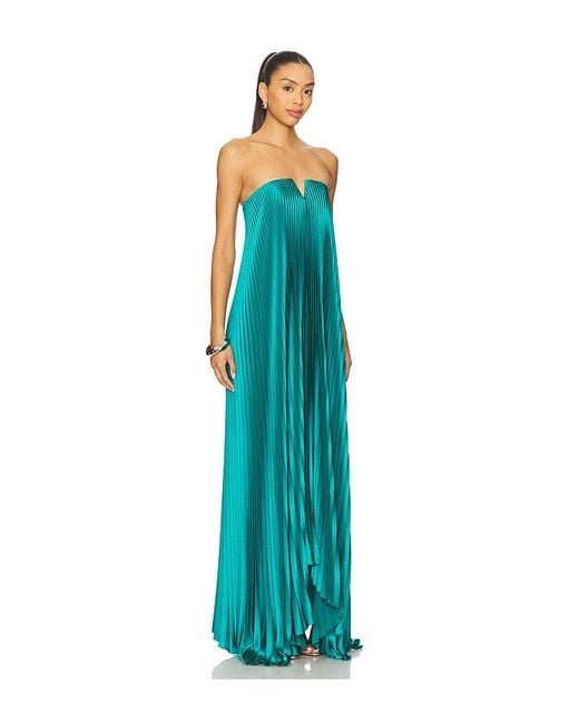 L'idée Blue Tie Gown