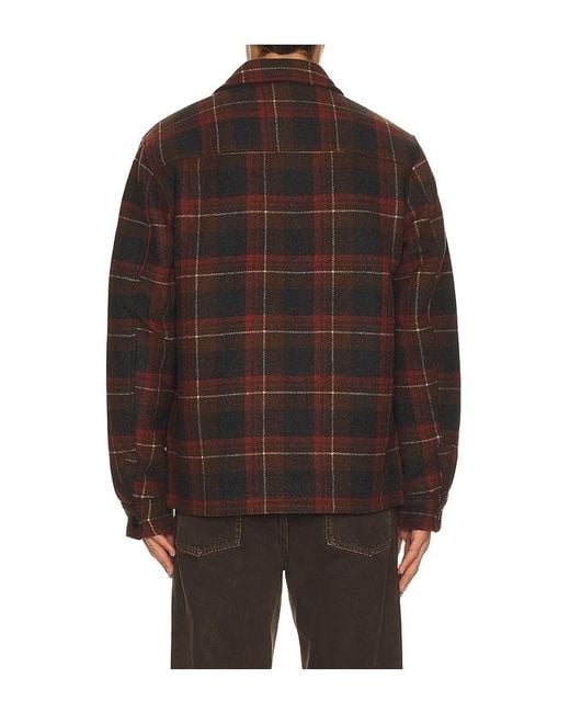 Barefoot Dreams Black Plaid Shacket for men