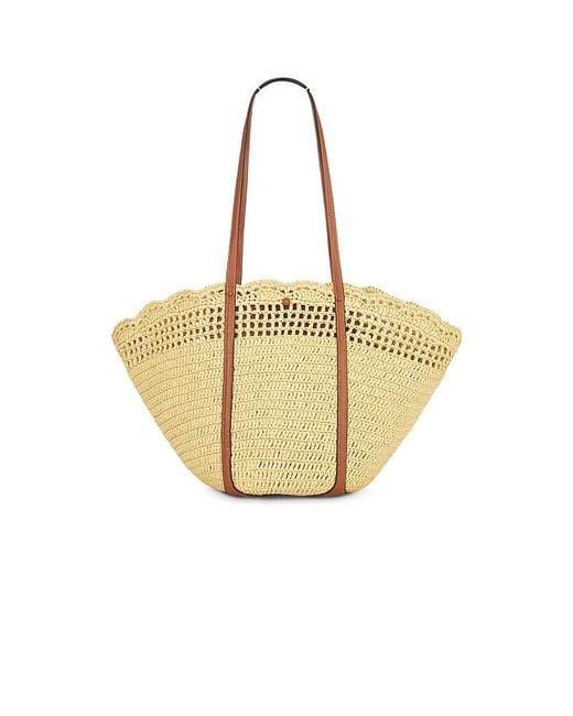 Ulla Johnson Metallic Marina Raffia Tote Bag