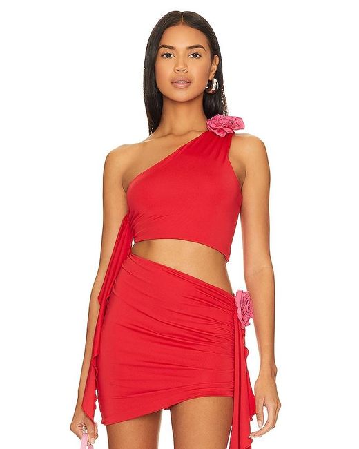 Lovers + Friends Red Cordelia Top