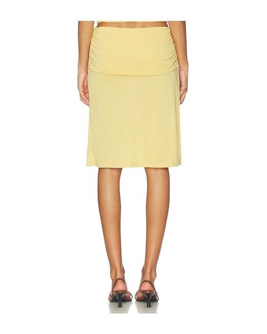 With Jean Yellow Lila Skirt