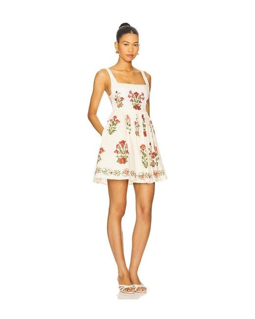 Minivestido Barbara En Talla (También En S, Xl, Xs) Agua Bendita de color White