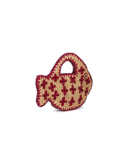 Simon Miller Red Puka Fish Bag