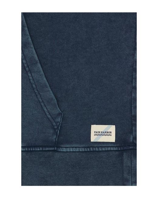 Fair Harbor Blue Saltaire Hoodie for men
