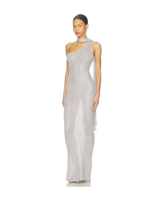 Bananhot White Aretha Maxi Dress