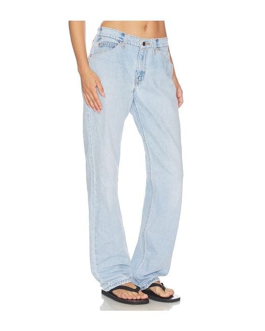 aligrace Blue Low Waist Classic Jean