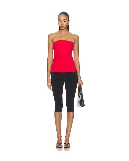 Susana Monaco Waist Gathered Tube Top