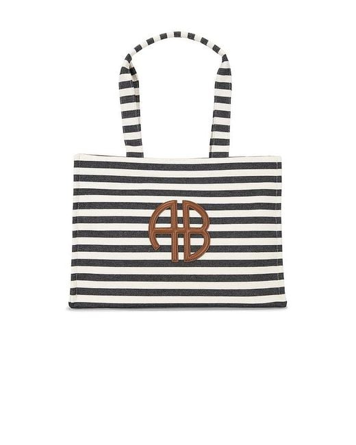Anine Bing White Lara Tote