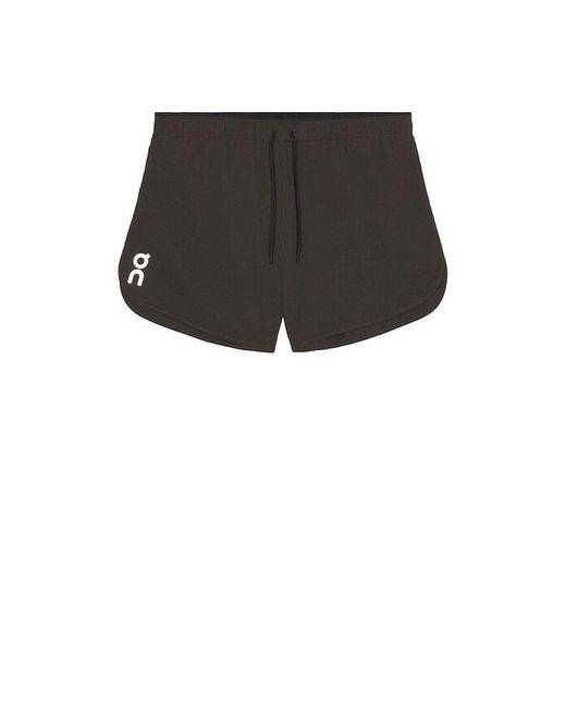 On Shoes Black Performance Volt Shorts for men
