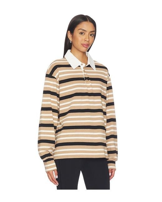 superdown Natural Sashia Polo Top