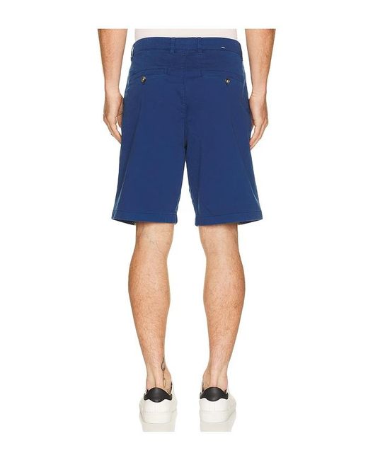 J.Lindeberg Blue Shane Cotton Stretch Shorts for men