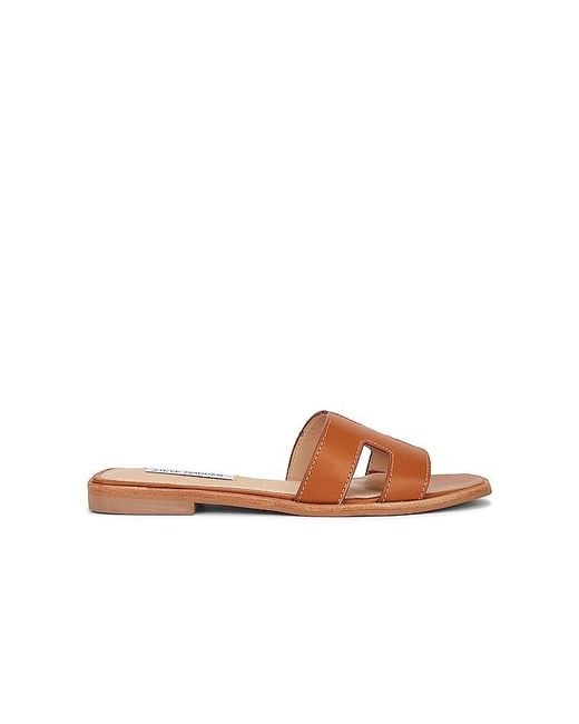 Steve Madden White Hadyn Slide