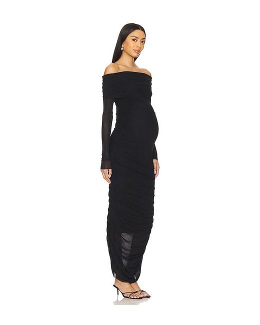 BUMPSUIT Black Off The Shoulder Dress