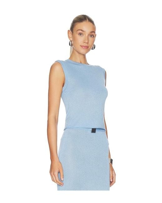 La Porte Blue Willa Knit Tank Top