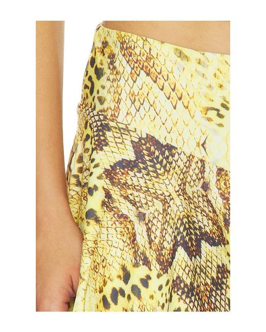 BY.DYLN Yellow Izara Mini Skirt