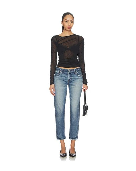 Moussy Blue Mendon Tapered Jeans