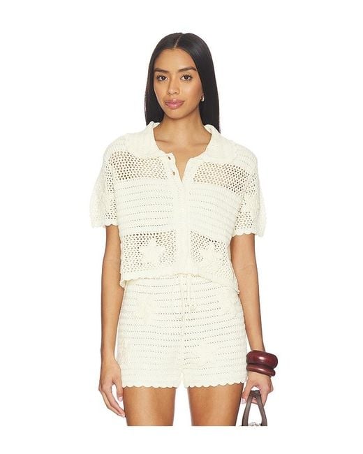 Callaghan White Patrick Polo Top