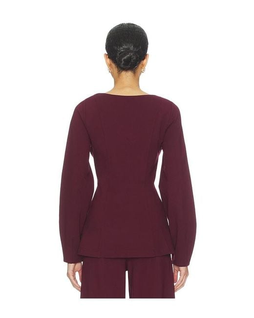 ALIGNE Purple Bonnie Ponte Blazer