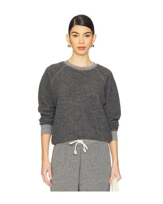 PERFECTWHITETEE Gray Ziggy Crewneck