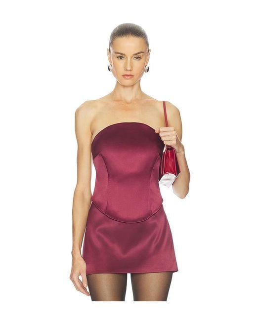 Camila Coelho Red Teodora Top